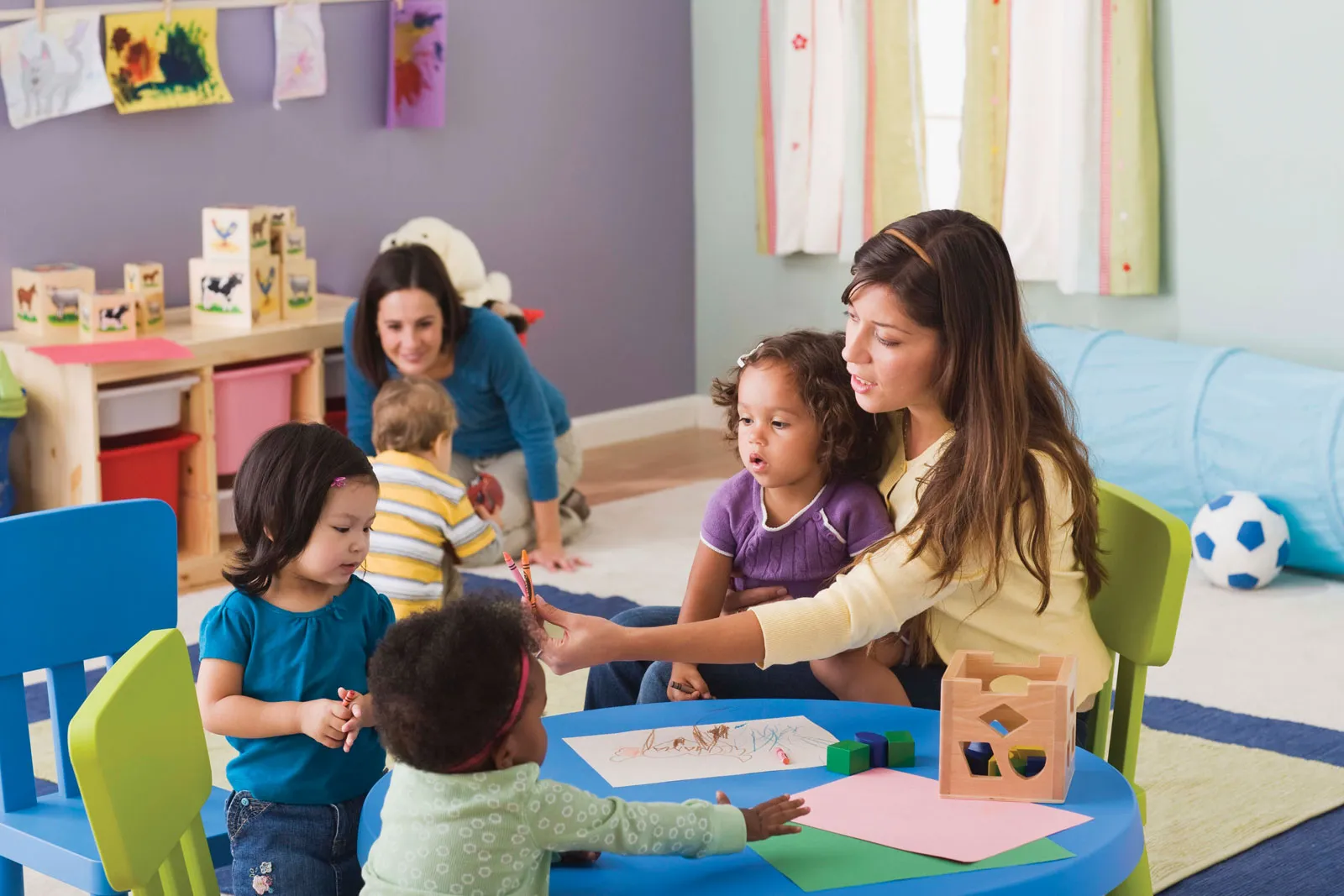 A community services team at work